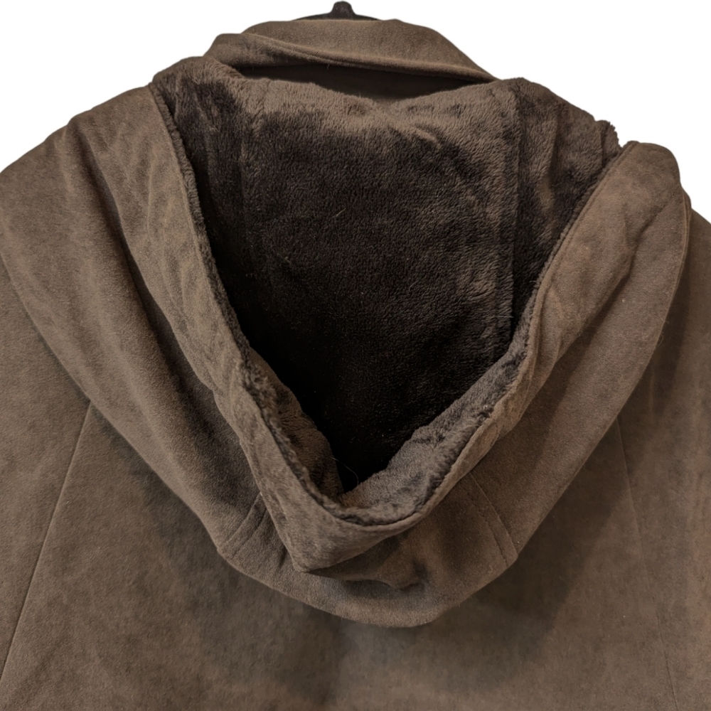 Braetan Chocolate Brown Hooded Women's Cold/Wet Weather Parka (XL) - Picture 6 of 9
